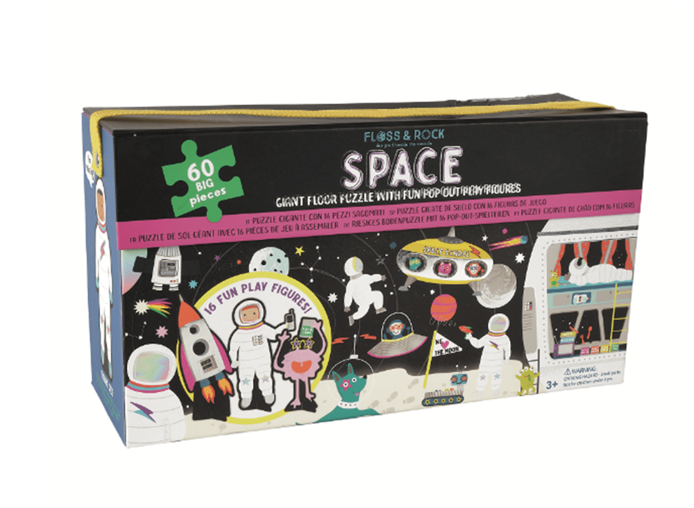 Floss & Rock 60 Parça Yer Yapbozu Space resmi