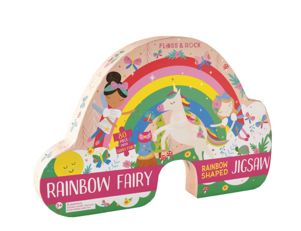 Floss & Rock 80 Parça Şekilli Yapboz Rainbow resmi