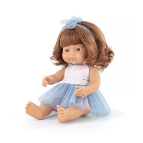Kızıl Saçlı Kız Bebek (38 cm) resmi