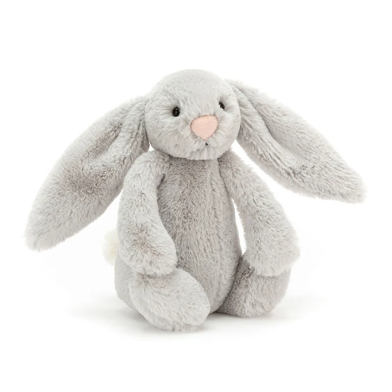 Jellycat Bashful Gri Tavşan 18 cm resmi