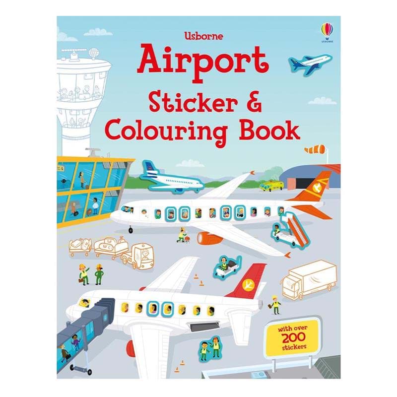 Airport Sticker and Colouring Book resmi