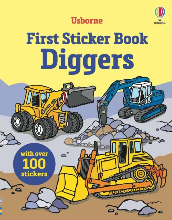 DIGGERS STICKER BOOK resmi