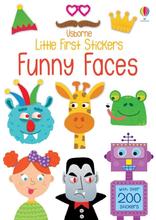 Little First Stickers Funny Faces resmi