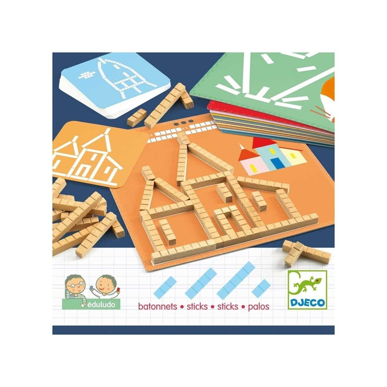 Djeco Mantıksal Çıkarım Oyunu / Eduludo Sticks resmi
