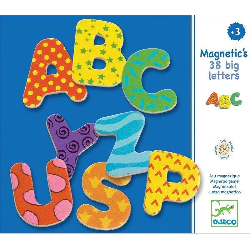 Djeco Mıknatıslı Oyunlar - 38 Big Letters resmi