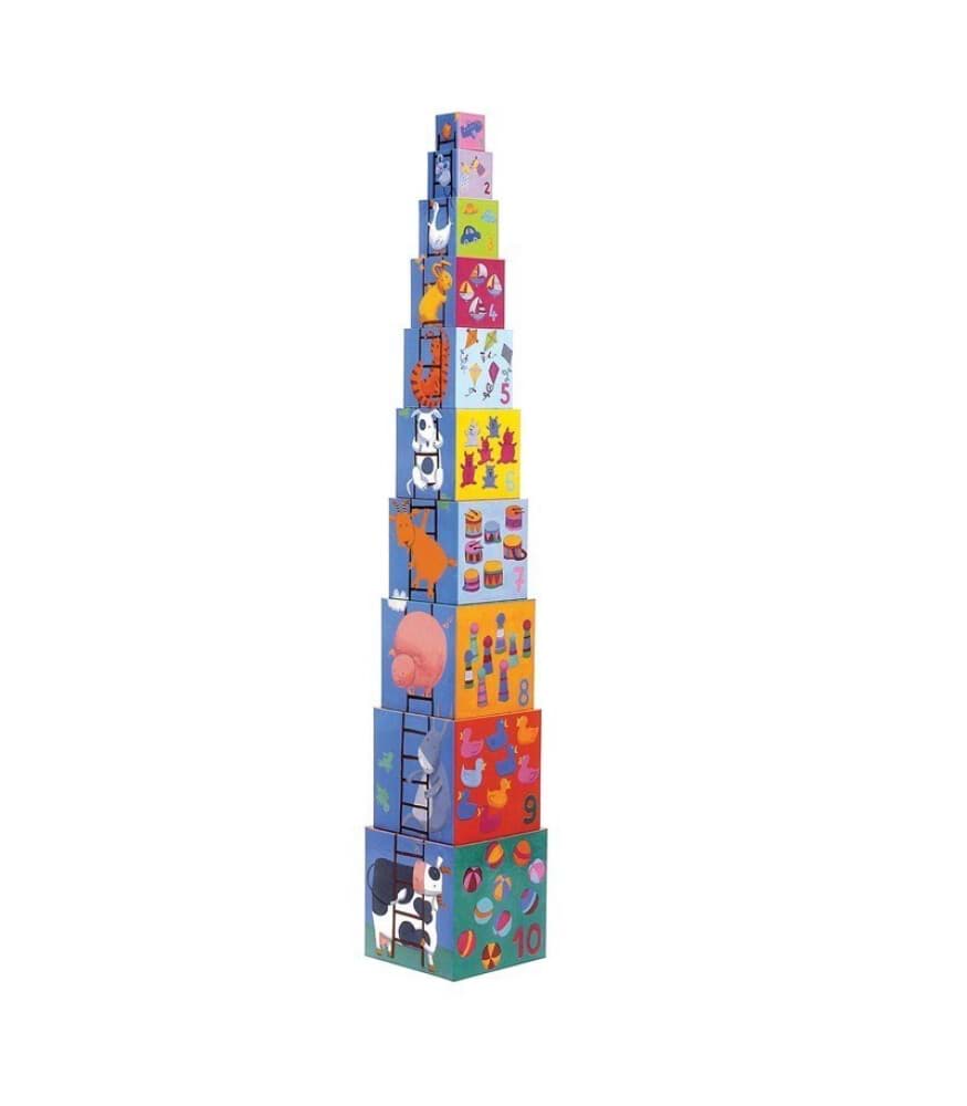 Djeco Küpler 10 Funny Blocks resmi