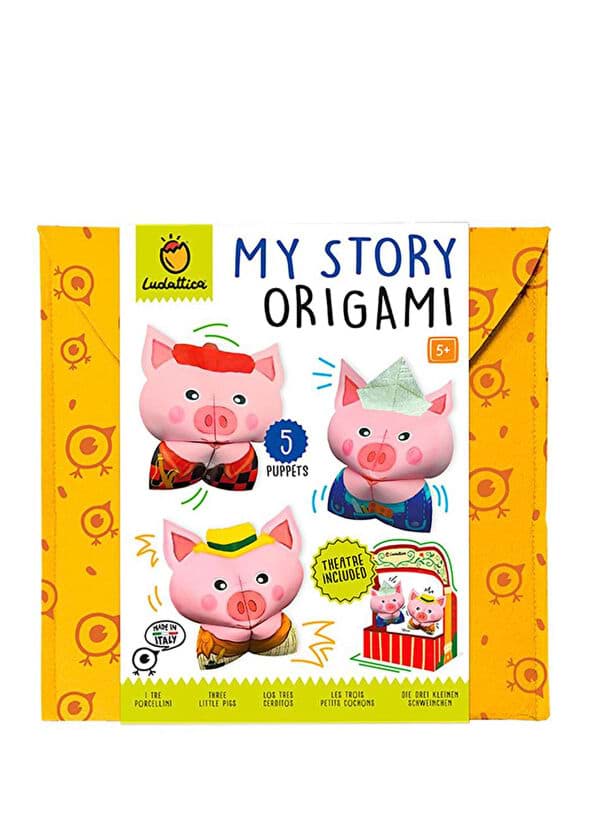 Origamiden Hikayeler - Üç Küçük Domuzcuk resmi