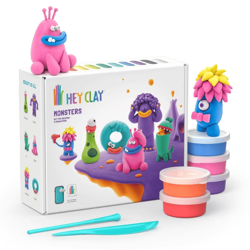 Hey Clay Yaratıcı Kil Seti - Monsters resmi