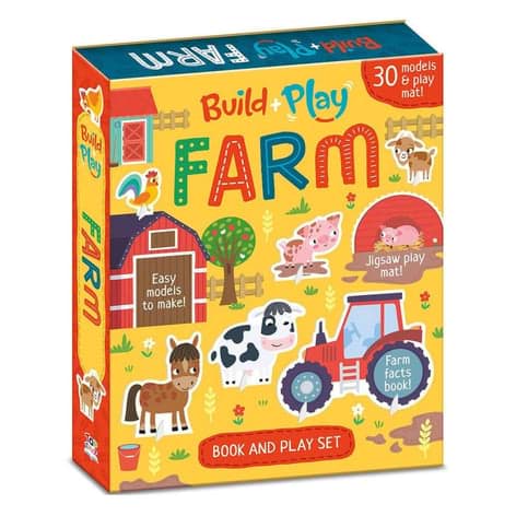 Build and Play - Farm Book and Play Set resmi