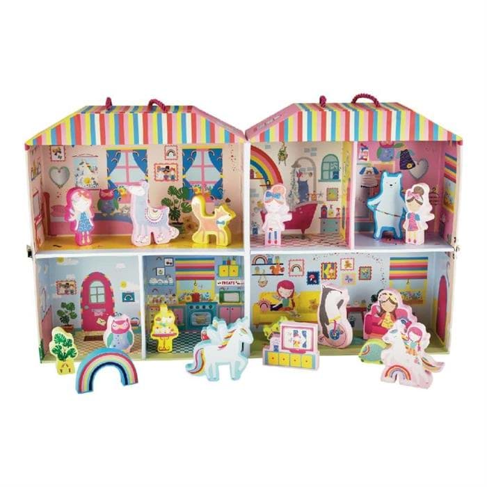 Ahşap Figürlü Oyun Kutuları Rainbow Fairy resmi