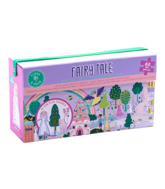 60 Parça Fairy Tale Pop Out Yer Yapbozu resmi