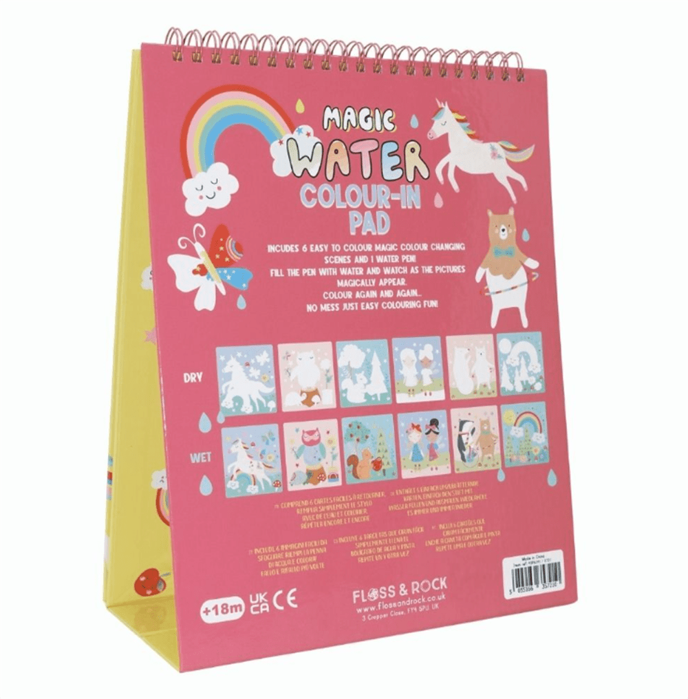 Renk Değiştiren Water Magic Boyama Kitabı Rainbow Fairy resmi