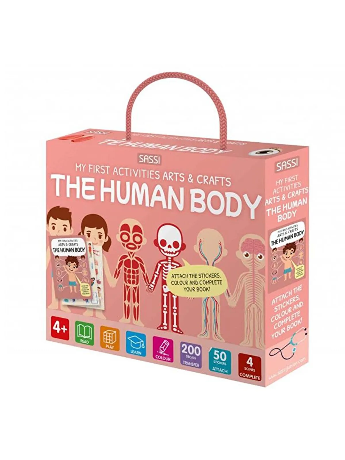 First Activities Arts And Crafts - The Human Body resmi