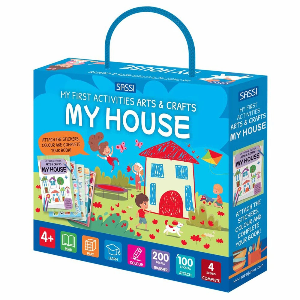 My First Activities Arts and Crafts My House resmi
