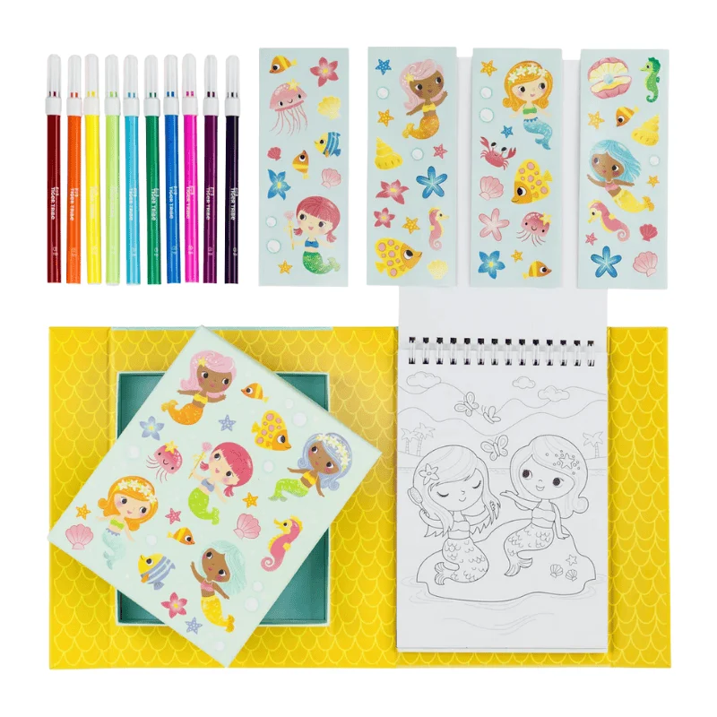 Tiger Tribe Boyama Seti - Mermaids resmi