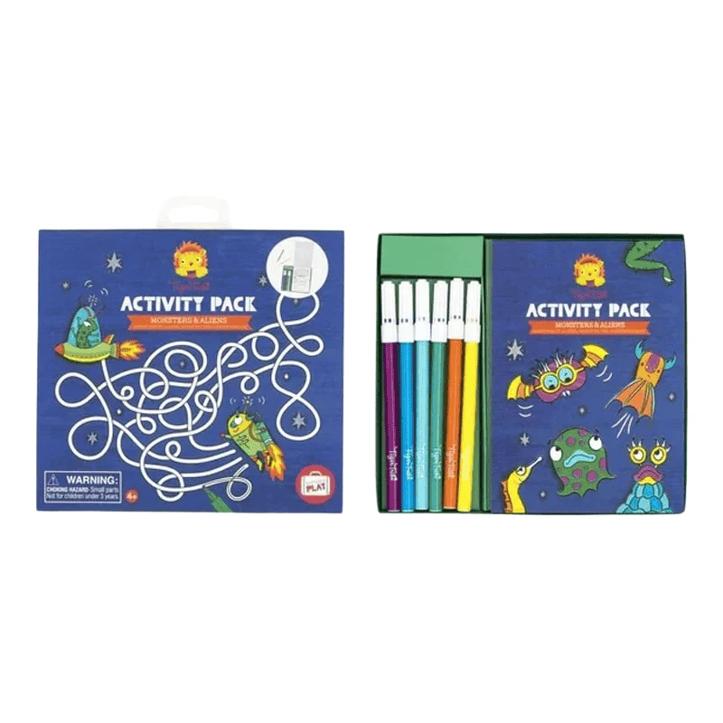 Tiger Tribe Boyama Seti - Monsters and Aliens resmi