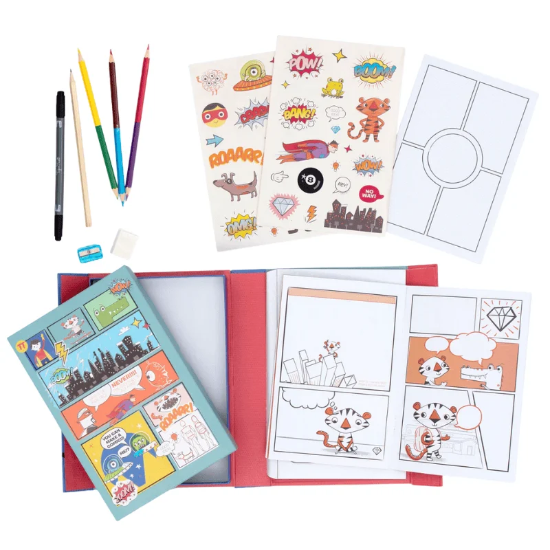 Tiger Tribe Comic Book Kit - Practice Plan Create resmi