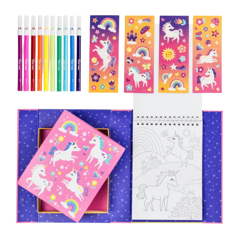 Tiger Tribe Boyama Seti - Unicorn Magic resmi