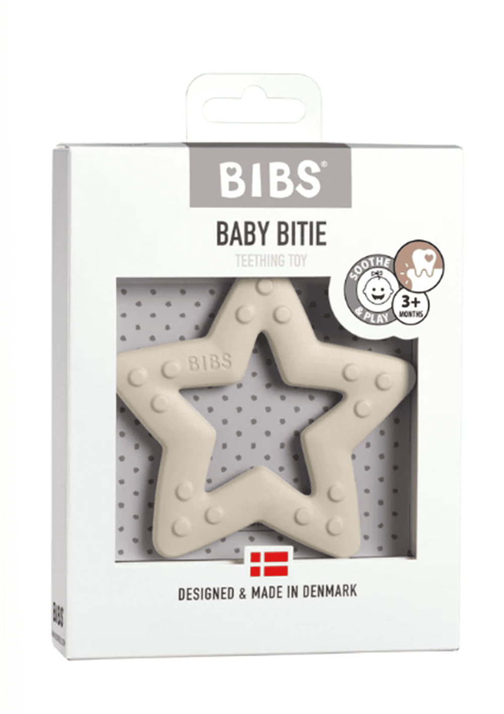 Bibs Baby Bitie Star Diş Kaşıyıcı Ivory resmi