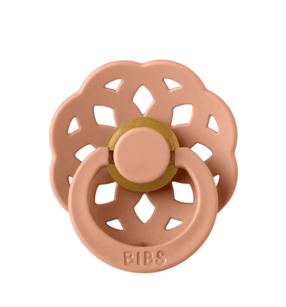 Bibs Boheme Kauçuk Emzik Peach Size 1 resmi