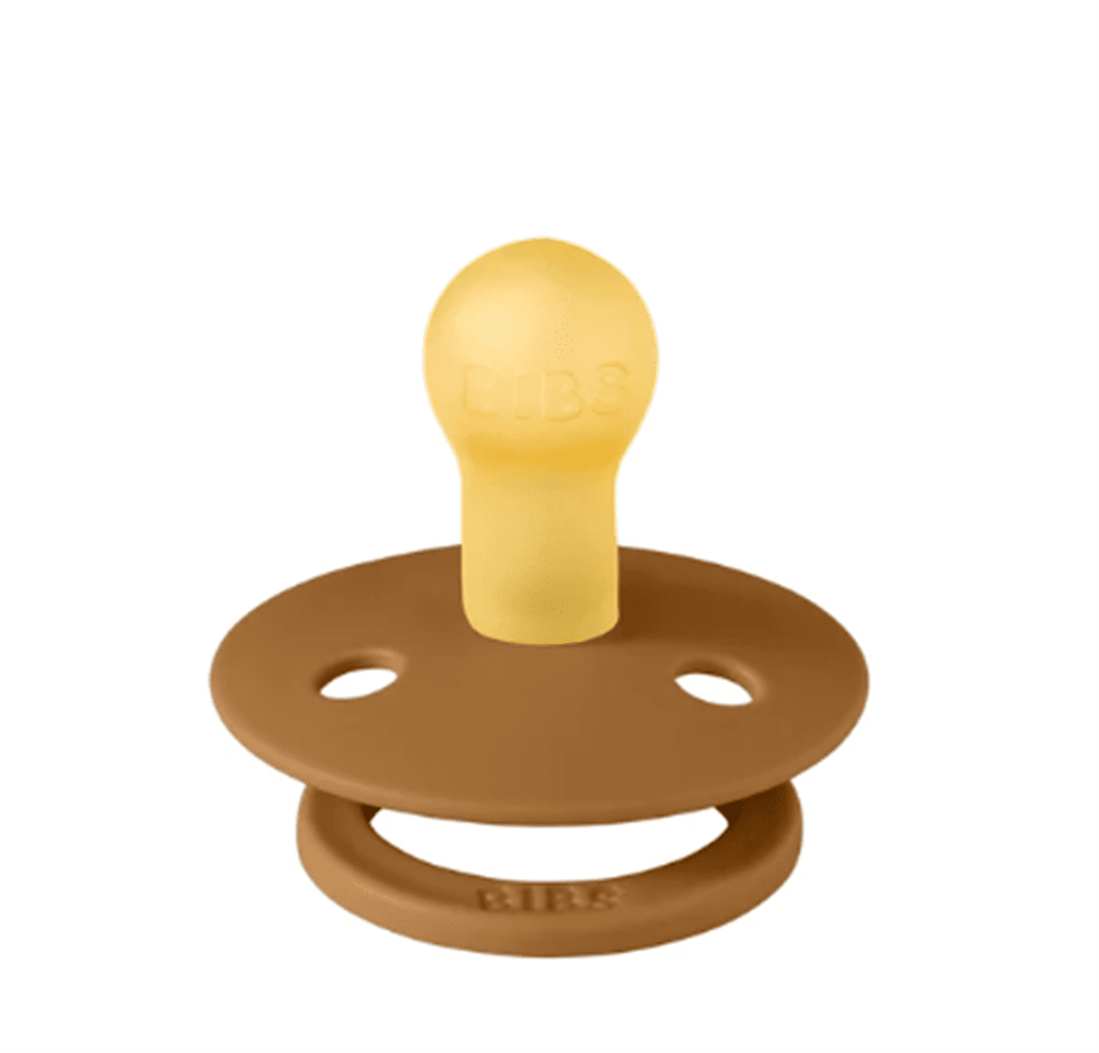 Bibs Colour Kauçuk Emzik Caramel Size 1 resmi