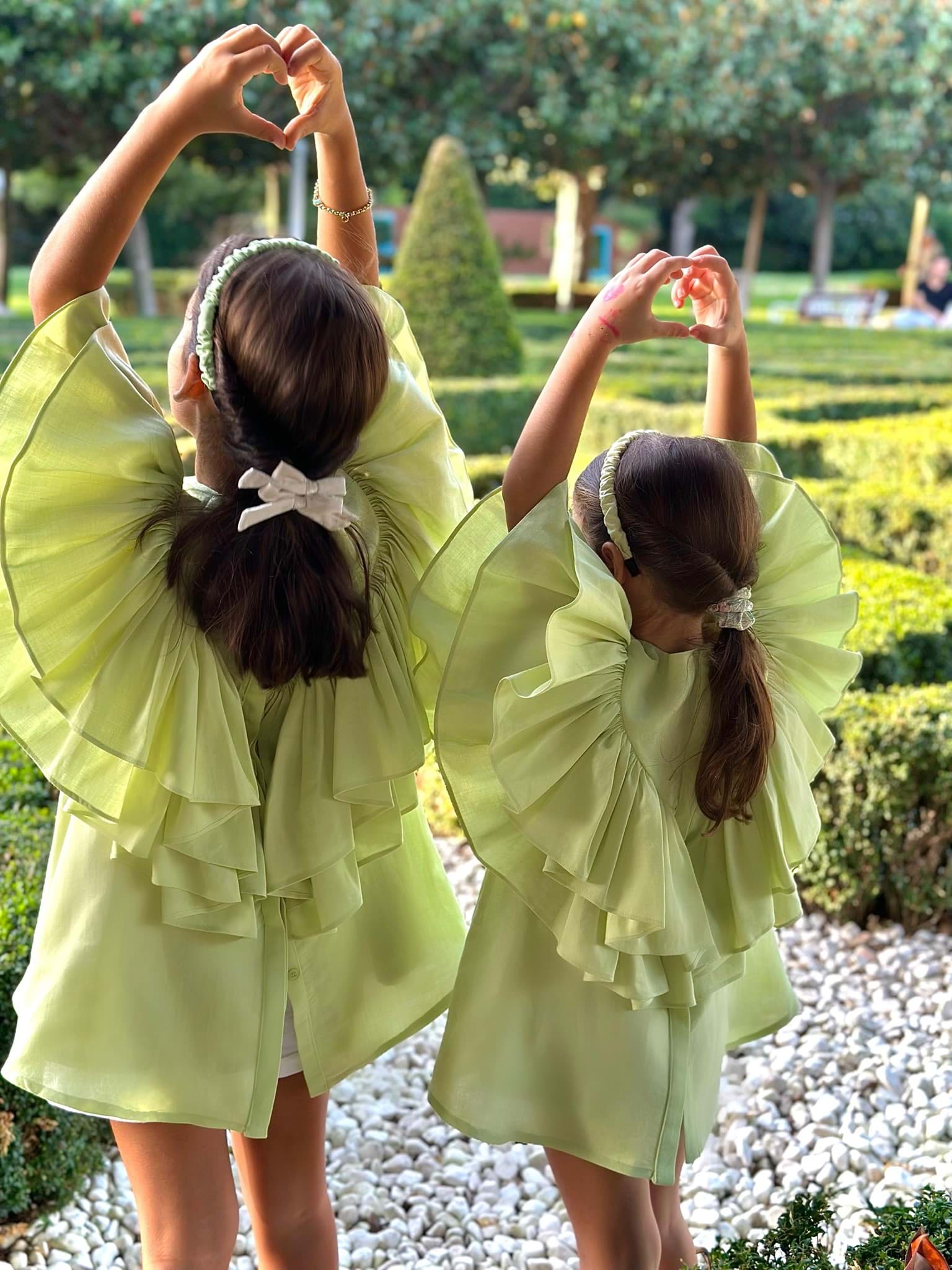 Butterfly Dress Fıstık Yeşili 0-2 Yaş resmi