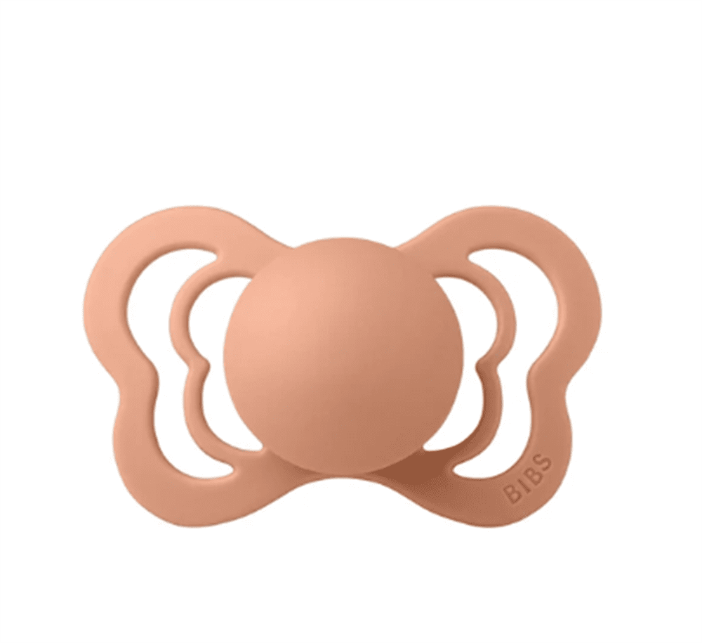 Bibs Couture Kauçuk Emzik Peach Size 1 resmi