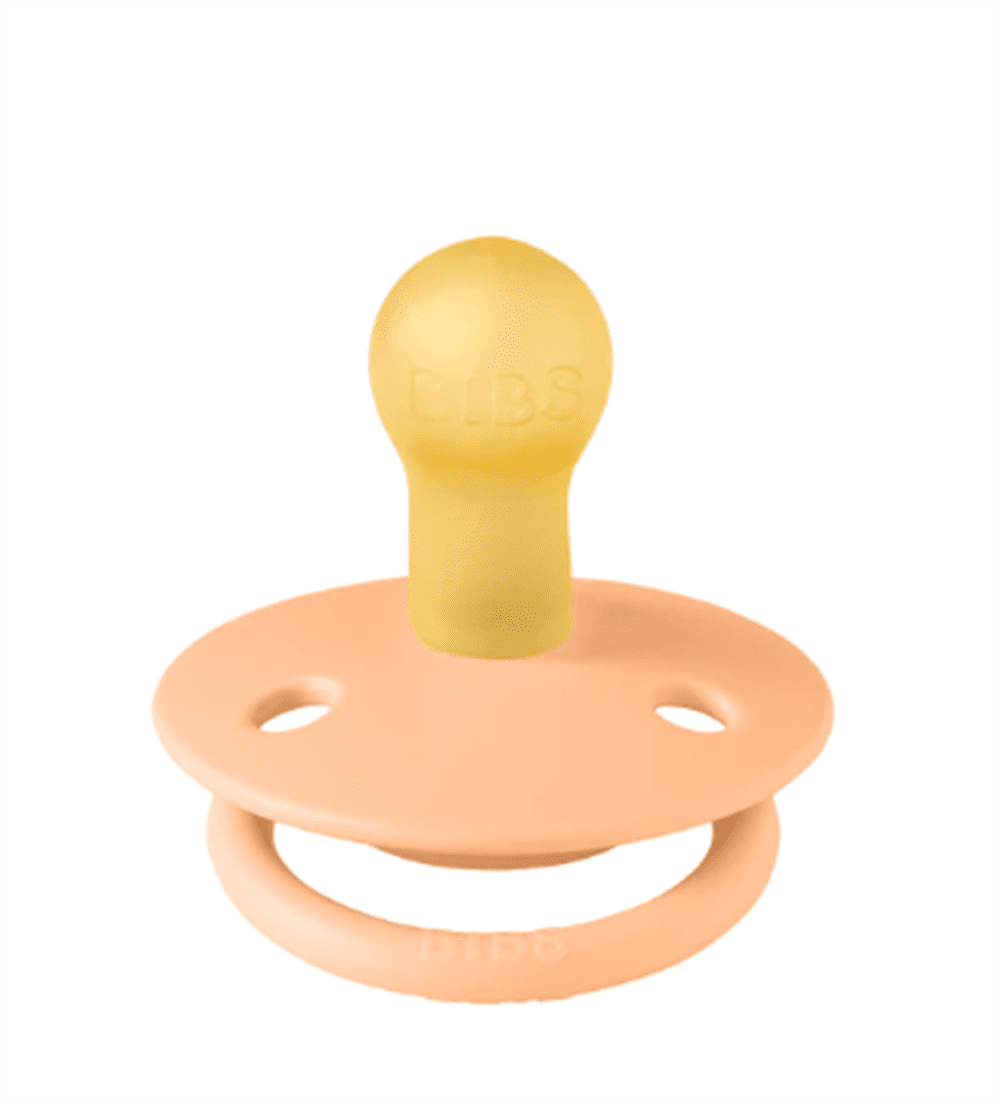 Bibs De Lux Kauçuk Emzik Peach Sunset Size 1 resmi