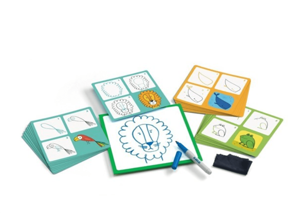 Adım Adım Çizim Oyunu Animals and Co resmi