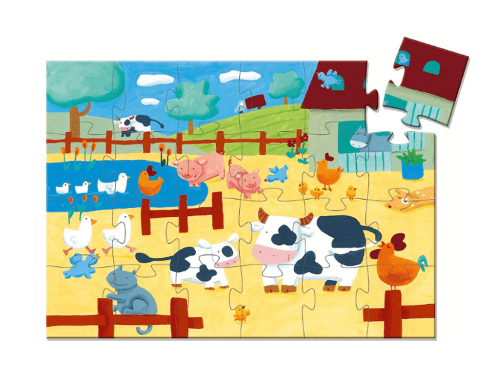 Cows On The Farm 24 Parça Puzzle resmi