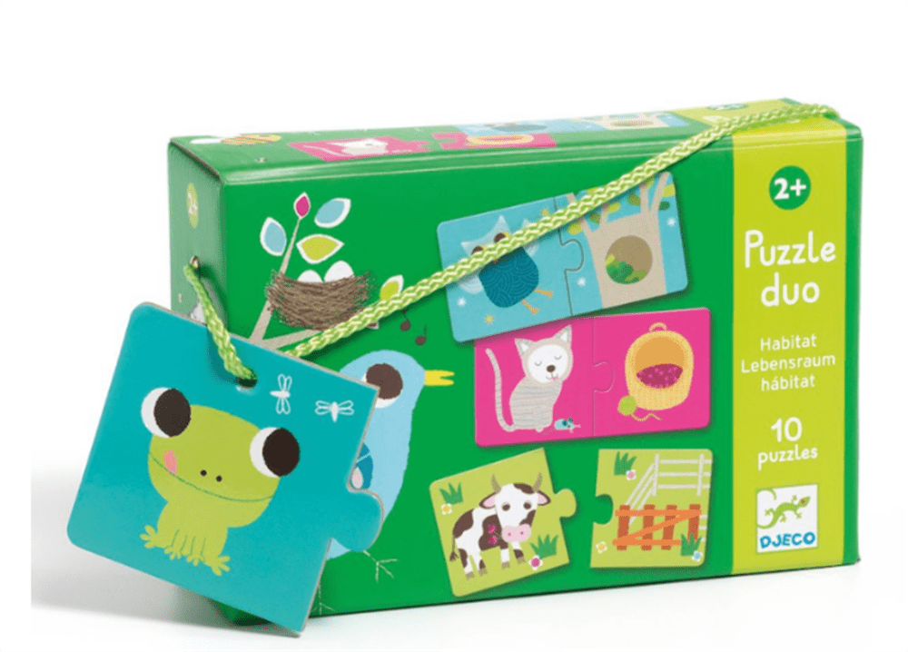 Djeco İkili Puzzle/ Duo Habitat resmi