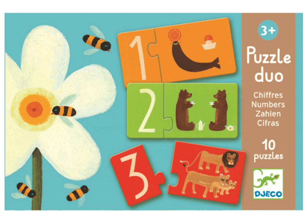 Djeco İkili Puzzle / Duo Numbers resmi