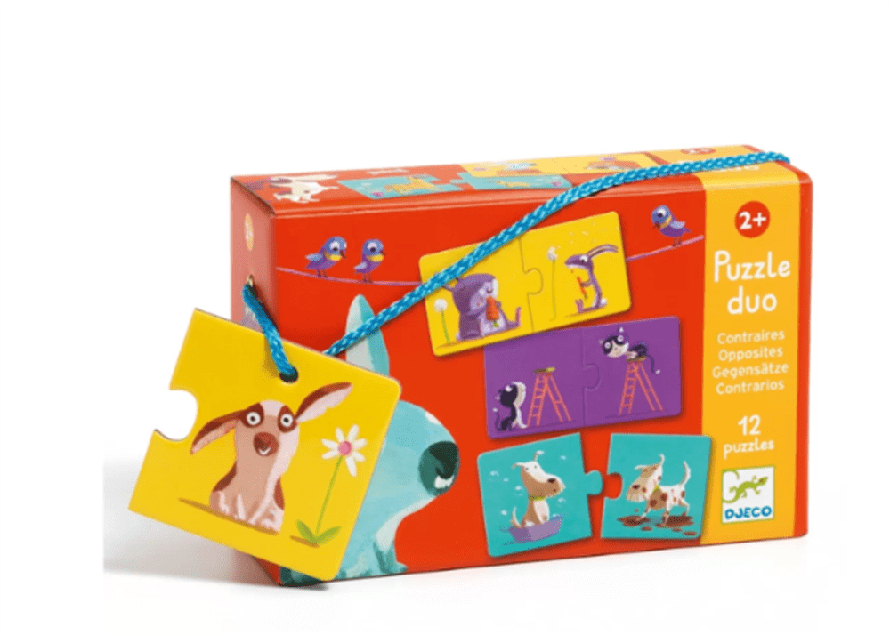 Djeco İkili Puzzle/ Duo Opposites resmi
