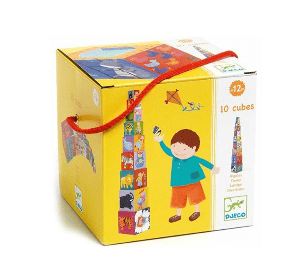 Djeco Küpler 10 Funny Blocks resmi