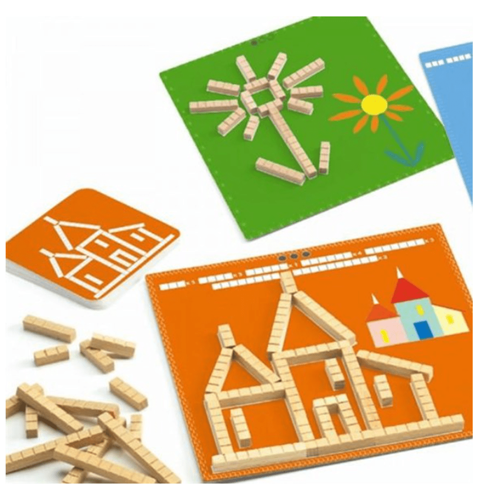 Djeco Mantıksal Çıkarım Oyunu / Eduludo Sticks resmi