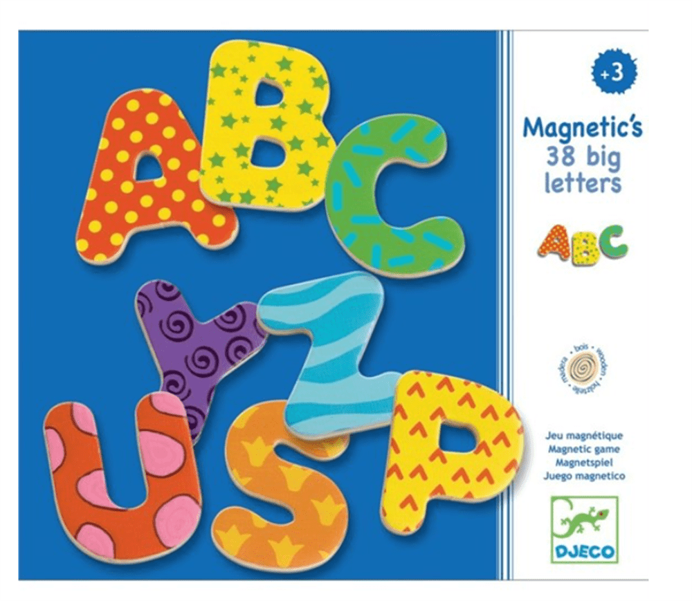 Djeco Mıknatıslı Oyunlar - 38 Big Letters resmi
