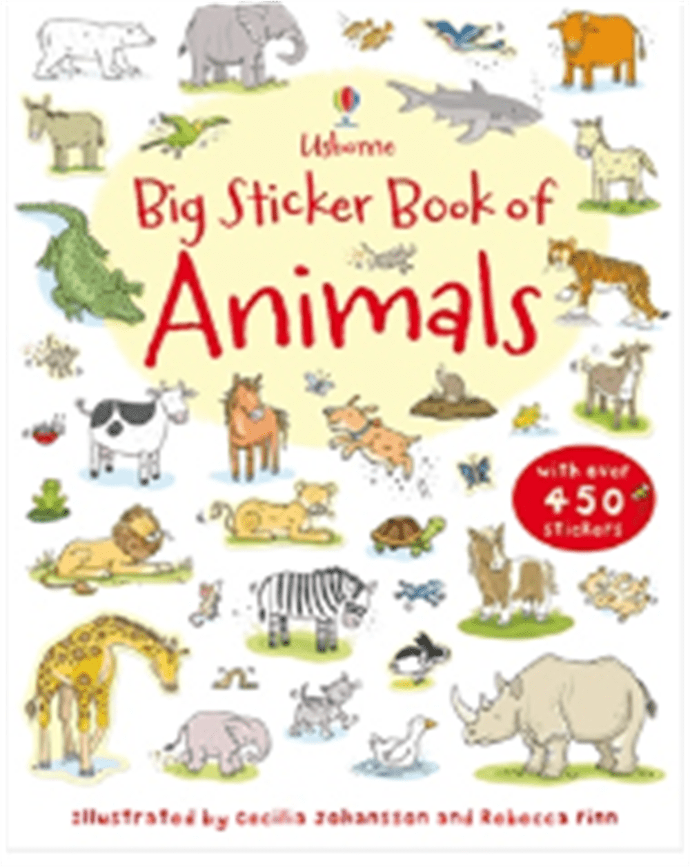 Big Sticker Book Of Animals resmi