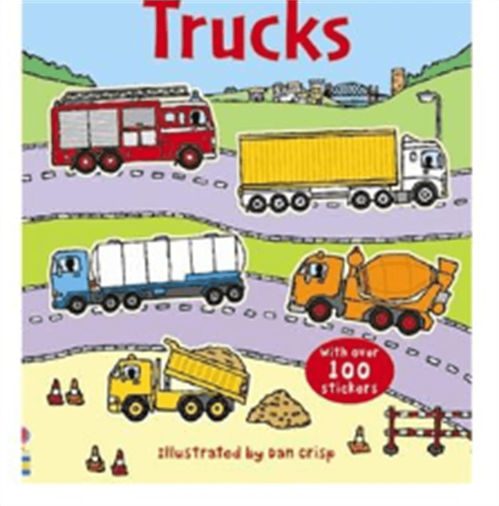 First Sticker Book Trucks resmi