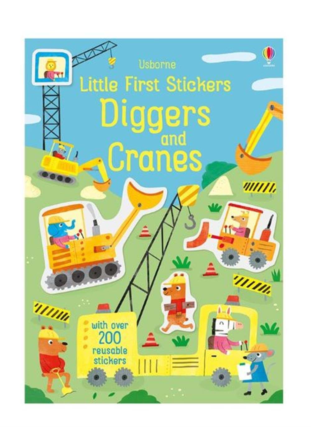 Little First Stickers Diggers and Cranes resmi